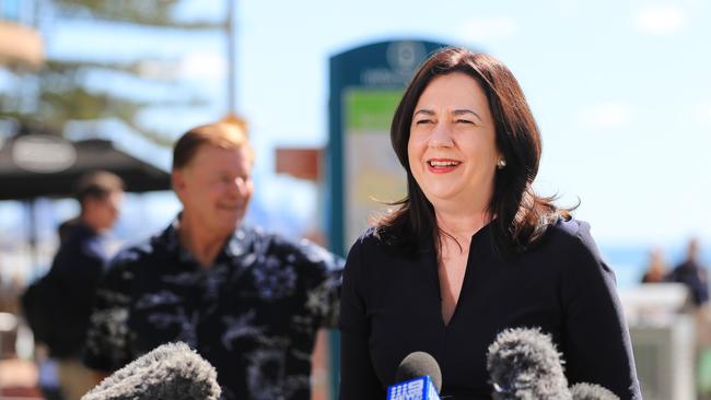 Queensland Premier Annastacia Palaszczuk wants the AFL grand final in Queensland. Picture: Scott Powick