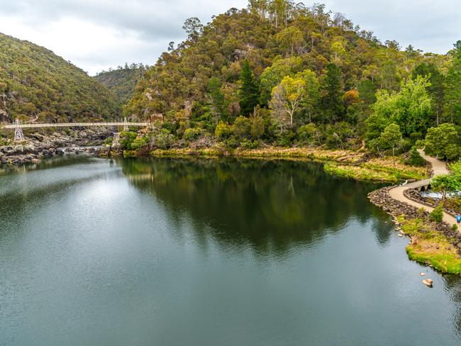 Cataract Gorge and First Basin. Launceston’s own piece of wilderness is just 15 minutes walk from the city centre. Picture: Wai Nang Poon