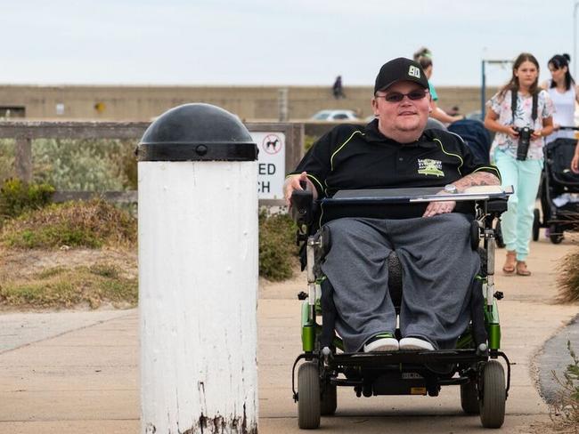 Muscular Dystrophy Awareness Warrnambool co-founder Christopher Gillin.