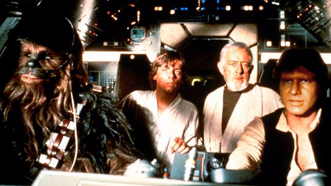 The Rebel team in the Millennium Falcon. (Picture: Star Wars)