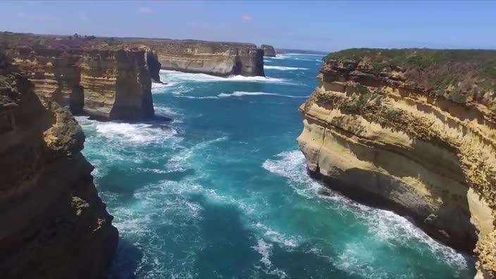 Drone footage highlights the best of Geelong and the Great Ocean Road              