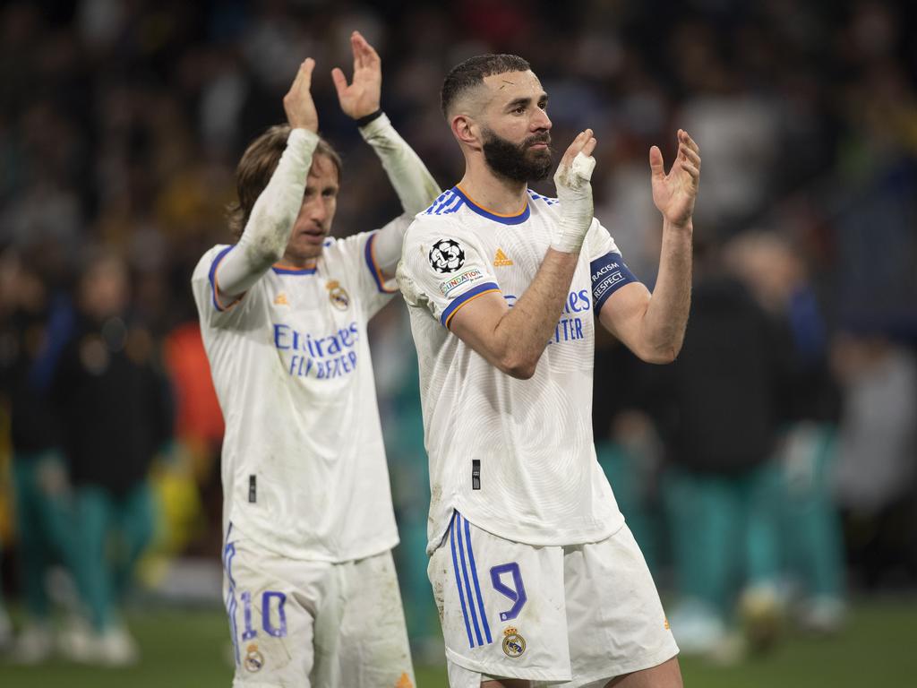 If Real Madrid are to go on and win the Champions League this season, they’ll have Modric and Benzema to thank. Picture: Visionhaus/Getty Images