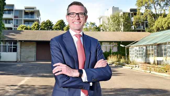 NSW Treasurer Dominic Perrottet, running as a Liberal candidate in Epping.