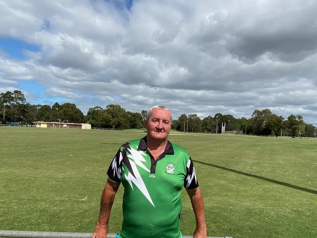 Keith Dawson at Doveton Cricket Club, where he is curator.