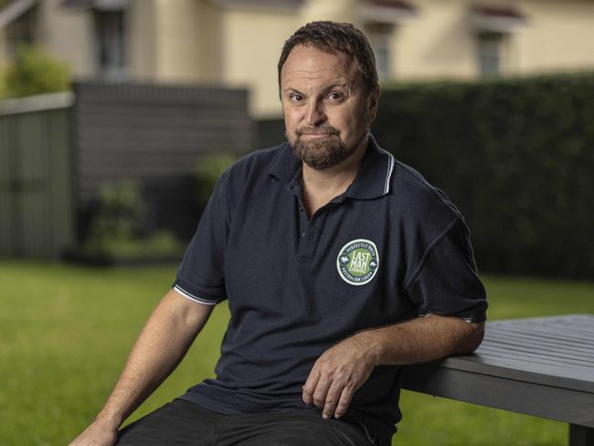 7th December 2021Steven Bradbury at his home in Brisbane.Photo: Glenn Hunt / The Australian