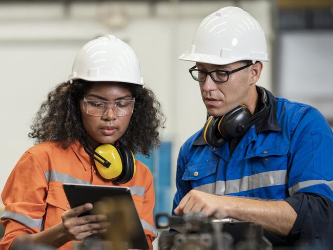 Generic jobs, manufacturing, trades Picture: Getty Images