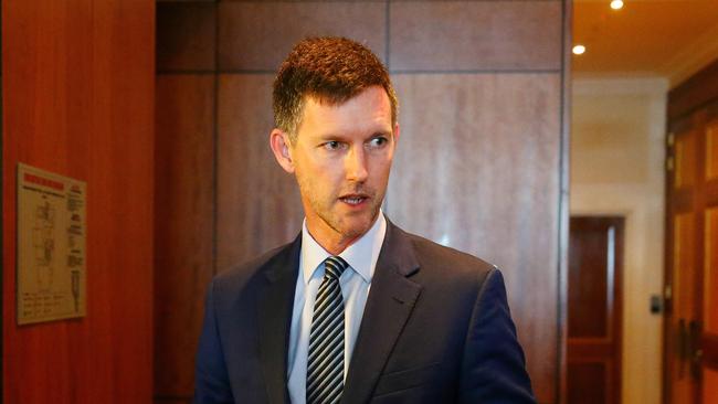 Energy Minister Mark Bailey at the New Energy Summit, Marriott Hotel, Brisbane. Photographer: Liam Kidston.