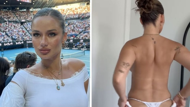 The Sydney-based Instagram model, who has more than 650,000 followers on the platform smashed the ‘naked look’.