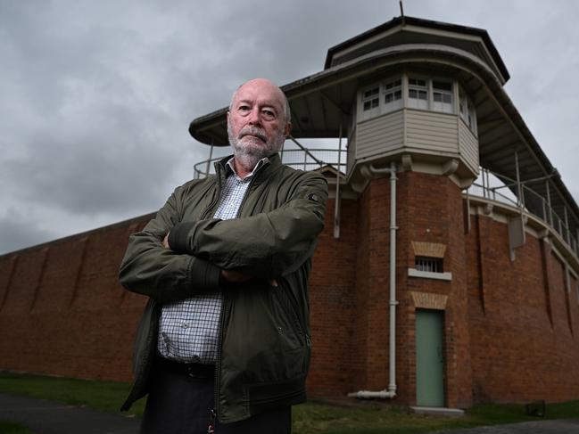 05/01/2023: Former QLD Director General, Corrective Services  Keith Hamburger outside the notorious Boggo Road gaol, closed in the late 1980Ã¢â¬â¢s. pic Lyndon Mechielsen/The Australian