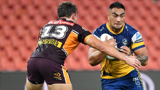 Marata Niukore must become a gambreaker for the Eels. Picture: AAP Image/Darren England