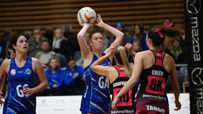 Metro Jets went down by 12 the last time they played Tango. Picture: On the Ball Media/Netball SA