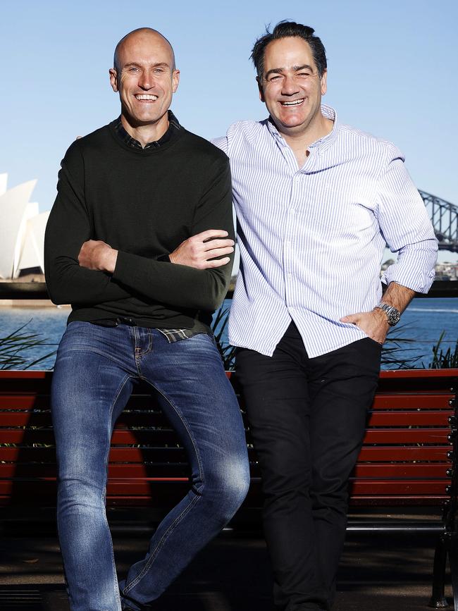 Fitzy and Wippa have been on the air together for 10 years. Picture: Tim Hunter