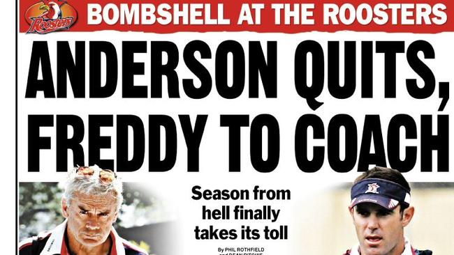 Brad Fittler, NRL coach was a thing that happened.