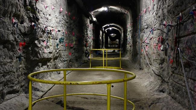 The underground repository for nuclear waste at the Olkiluoto nuclear power plant in Finland. Picture: AFP