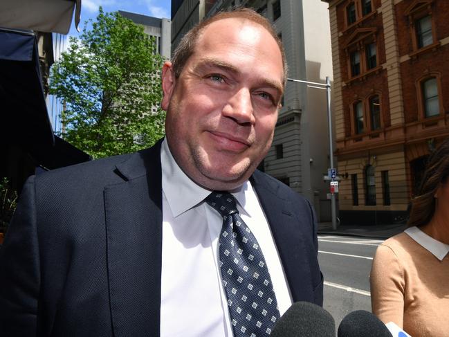 Former NSW Labor boss Jamie Clements says he wants to pursue a career as a criminal defence lawyer after ICAC. Picture: AAP