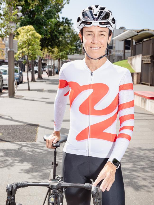 Nicole Stanners still holds concerns over the Oxford St cycleway. Picture: Renee Nowytarger