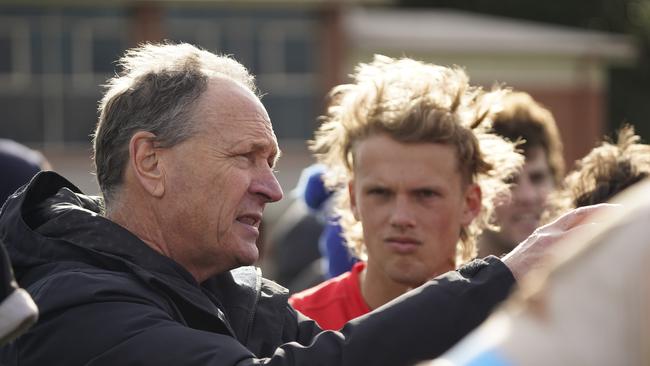 VAFA Footy - Caulfield Old Brighton. Brighton coach Greg Hutchison. Picture: Valeriu Campan