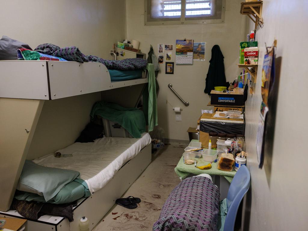 A typical cell at Long Bay Prison. Picture: Justin Lloyd.