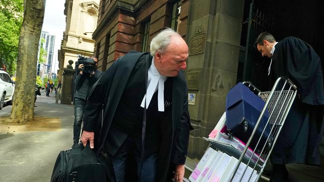 Barrister Tim Tobin SC, representing Ms Gobbo, asked his client about her dealings with underworld figures during the 1990s. Picture: NewsWire / Luis Enrique Ascui