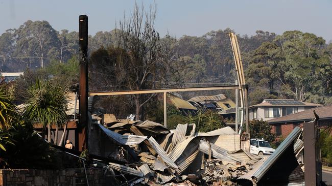 Some of the damage from the fire. Picture: Ray Strange