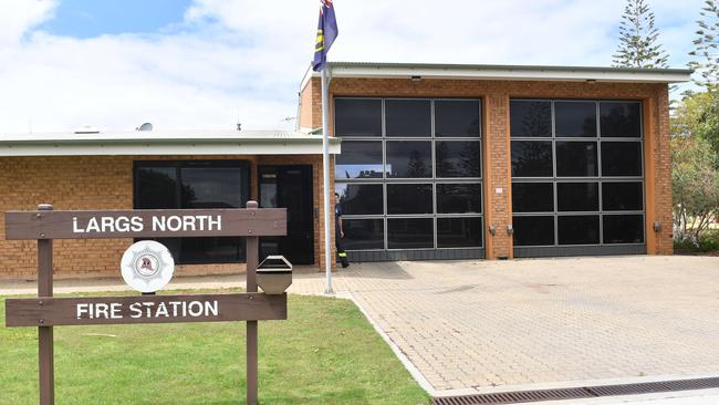 The Largs North Fire Station(AAP/ Keryn Stevens)