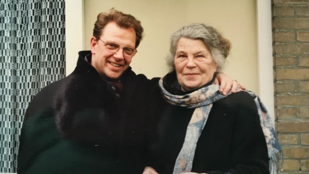 Joop with his aunt Nelly, who he says was treated like the "black sheep" of the family. Picture: Joop van Wijk-Voskuijl