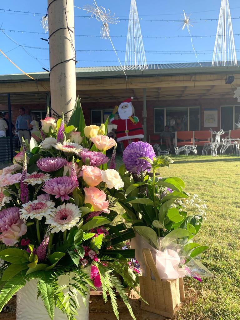 Chinchilla vigil for fallen Queensland Police officers Constables Rachel McCrow and Matthew Arnold who were killed on Monday afternoon when they went to a routine welfare check at a Wieambilla property Picture Chloe Cufflin