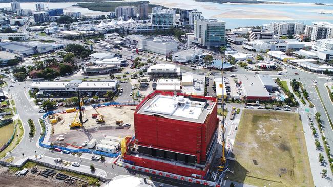 DRONE: New development of Maroochydore CBD. Picture: Patrick Woods