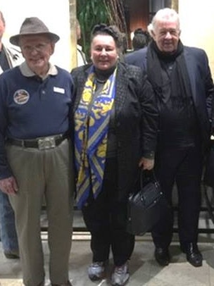 John Tweedell, Mary Metcalfe and Alan Metcalfe during a US trip.