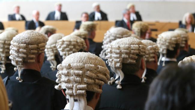 Barristers at ceremony in Banco Court