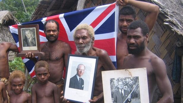 Some of Prince Philip’s fans in Vanuatu. Picture: Facebook