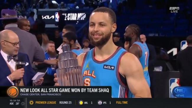 Curry wins All-Star MVP