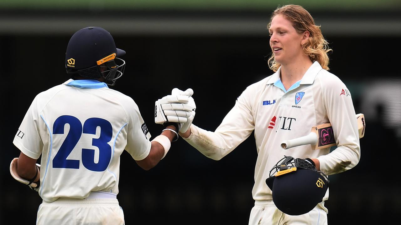 Jack Edwards scored a brilliant debut Sheffield Shield ton.