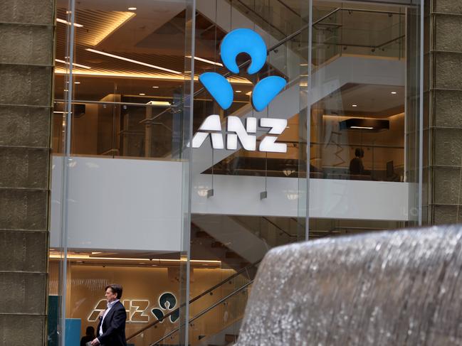 SYDNEY, AUSTRALIA - NewsWire Photos MAY 2, 2023: ANZ Bank signage in the Sydney CBD.Picture: NCA NewsWire / Damian Shaw