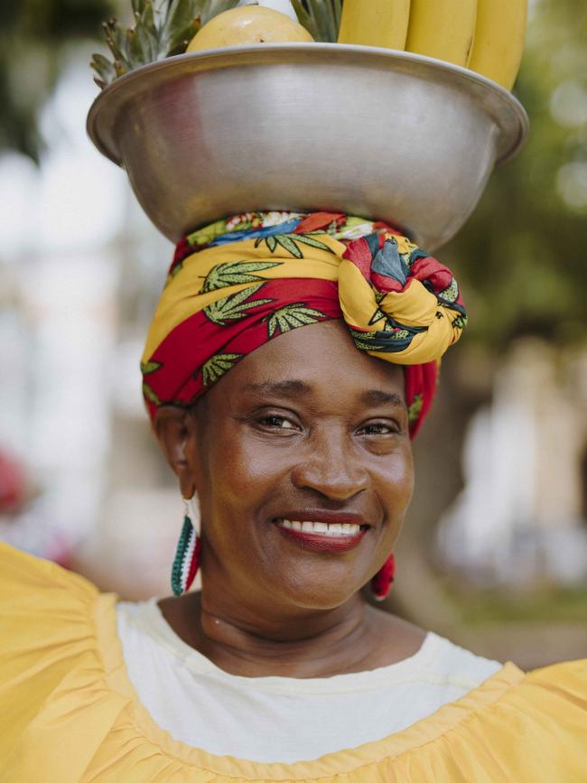 Palenquera in Cartagena.