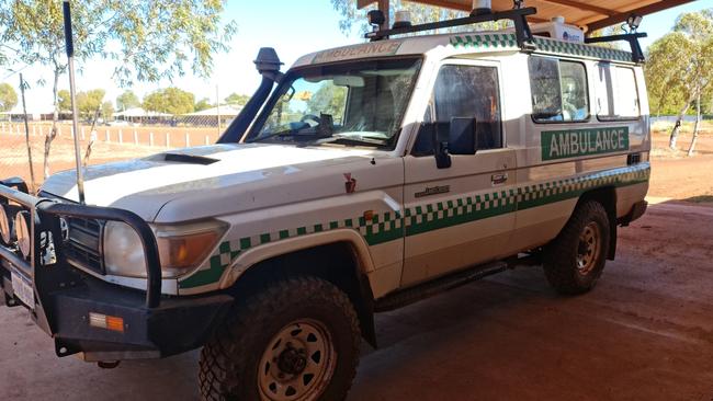 A new ambulance delivered to a remote Western Australian community.