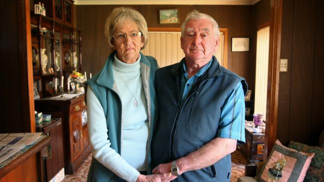 Nina Nicholson’s parents, Maurice and Ann Jones.