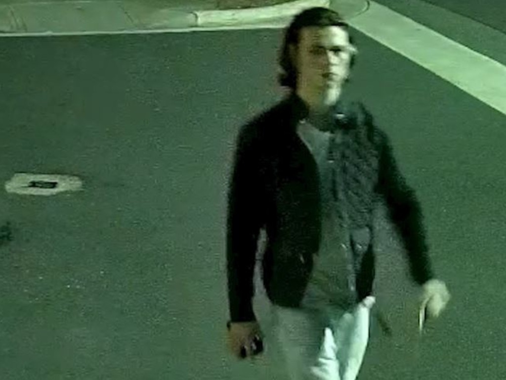 Police are seeking information about a man caught on camera near the fires. Picture: NSW Police