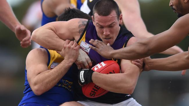 Norwood’s Rhett Jordon in action. Picture: AAP/ Chris Eastman