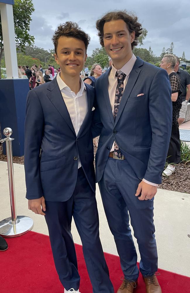 Marc and Luke at the 2023 Mountain Creek State High formal.