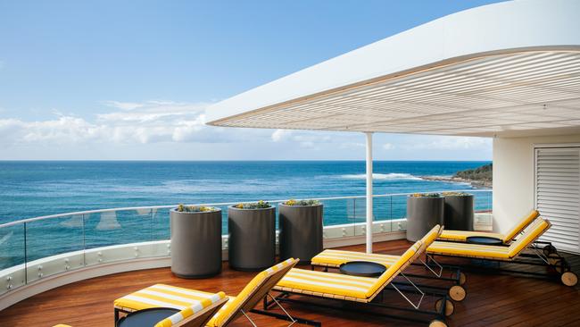 Rooftop terrace at The Surf Yamba. Picture: Elise Hassey