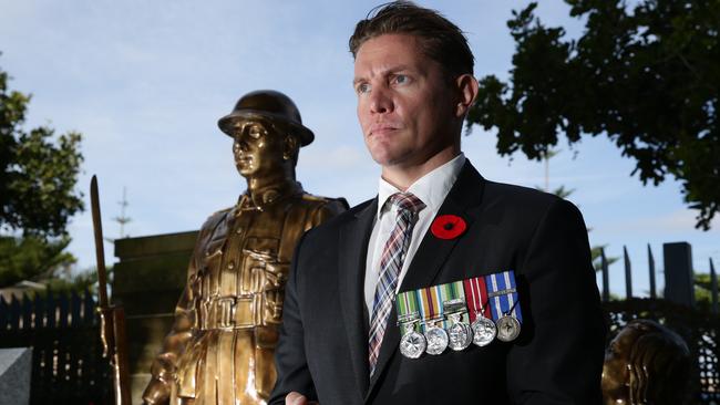 Afghanistan war veteran Damien Thomlinson. (Craig Wilson)