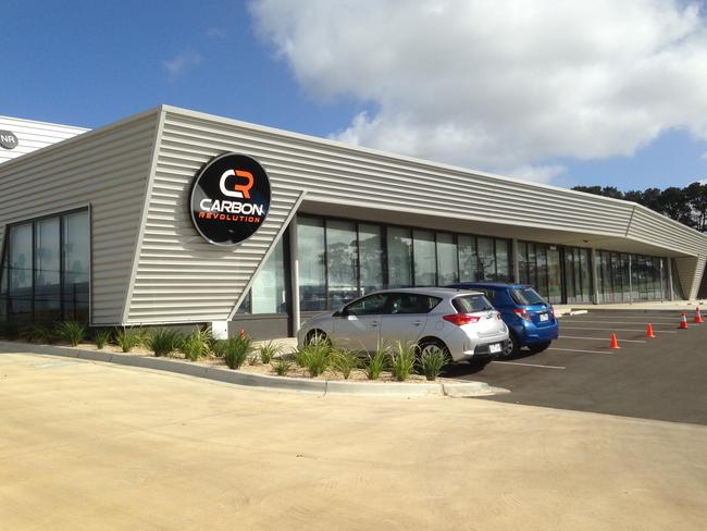 The Carbon Revolution research centre inside Deakin University Campus near Geelong. Picture: Joshua Dowling