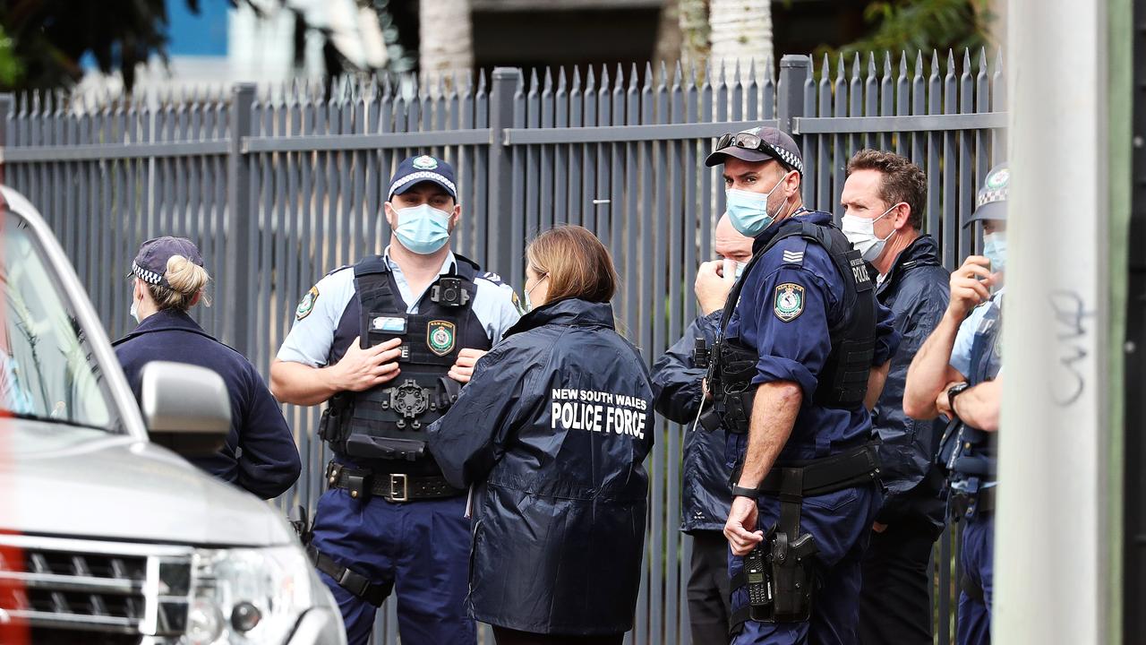 Police will be joined by the military at the border with NSW. Picture: NIGEL HALLETT