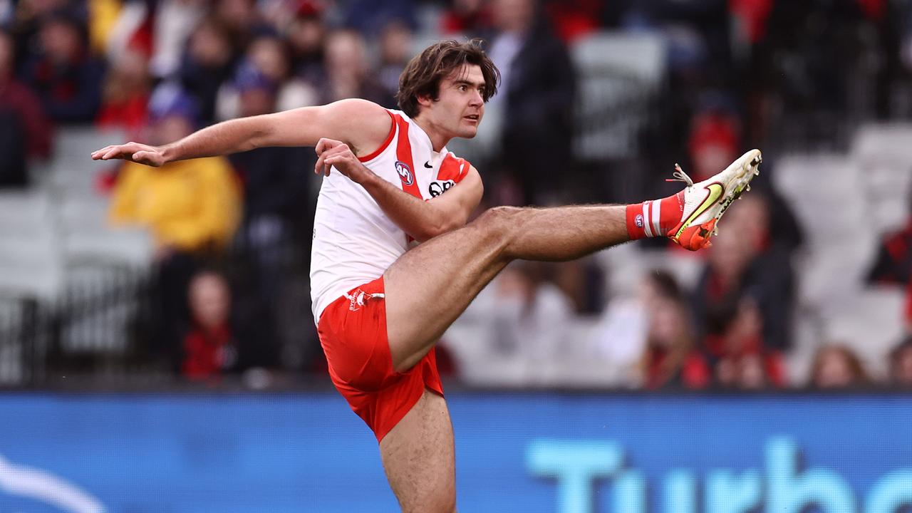 Logan McDonald is stuck in the VFL as the Swans make their charge into the top four. Picture: Michael Klein