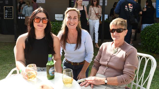 Tinamba Food and Wine Festival — Anneesha Bortoletti, Narelle Sheehan and Vanessa Jerrett. Picture: David Smith