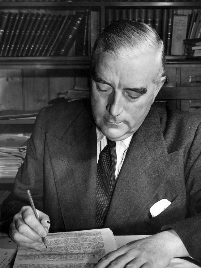 Robert Menzies in 1946.