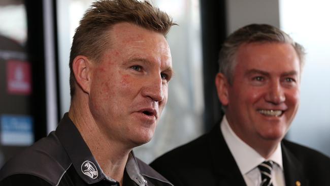 A decision on Nathan Buckley’s future is yet to be made. Picture: Michael Klein