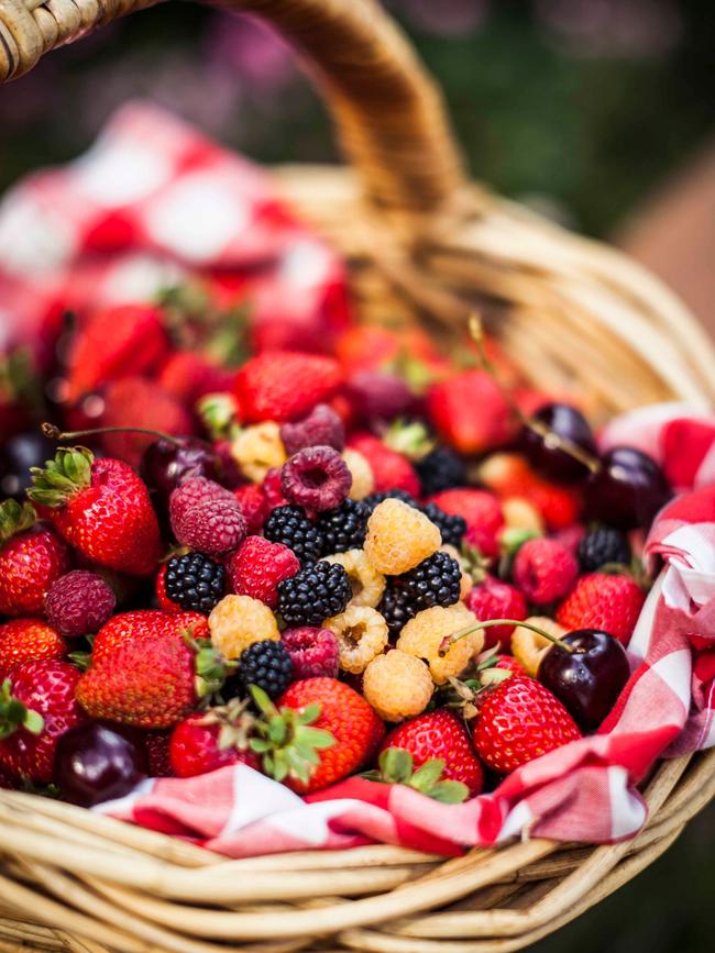 Summer berries. Picture: Tourism Tasmania &amp; Nick Osborne