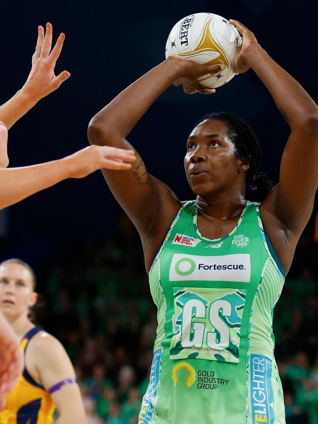 Can the Fever remain a dominant power without their star shooter Jhaniele Fowler-Nembhard. Photo: Getty Images